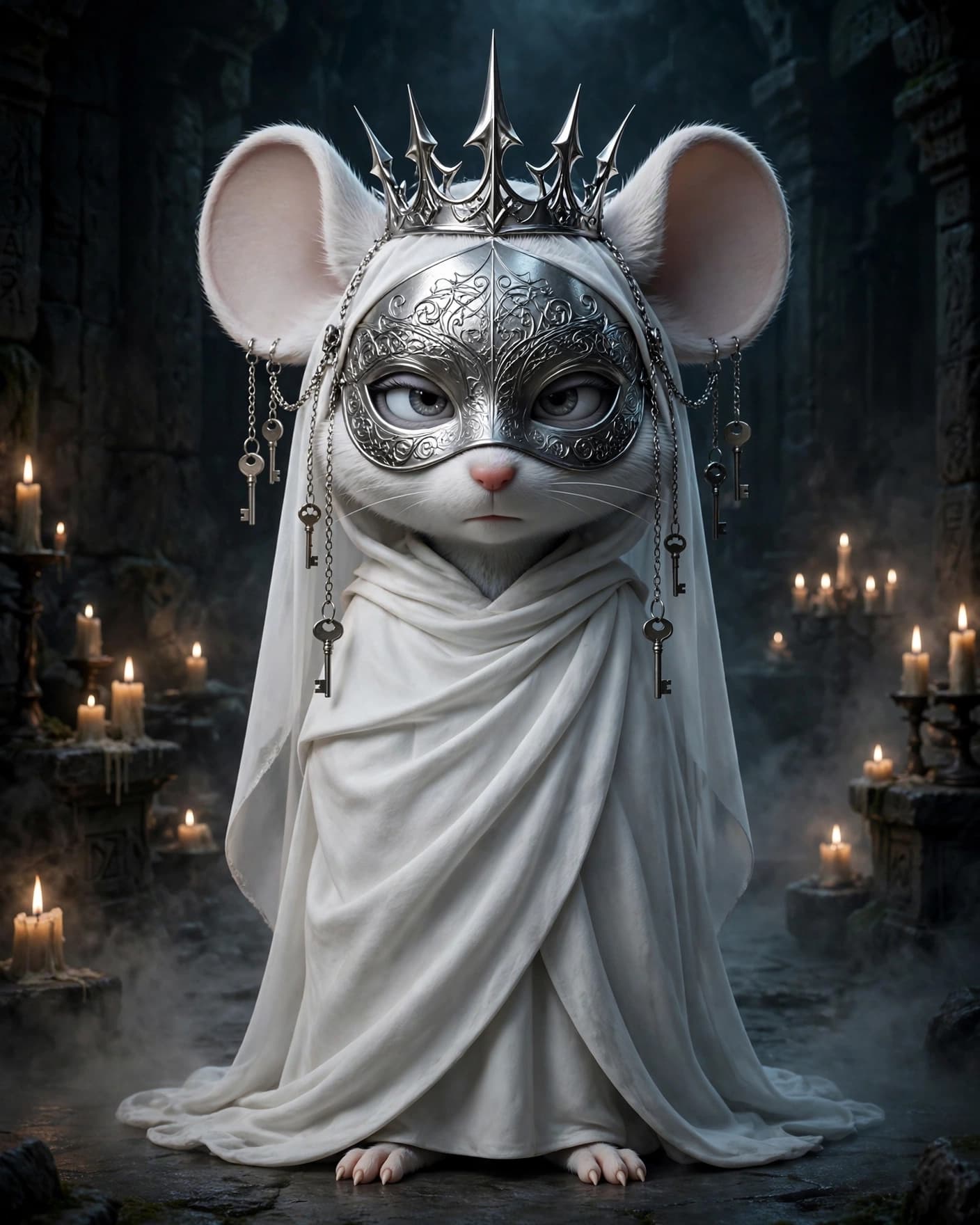 retrato de LA GUARDIANA DE LAS LLAVES