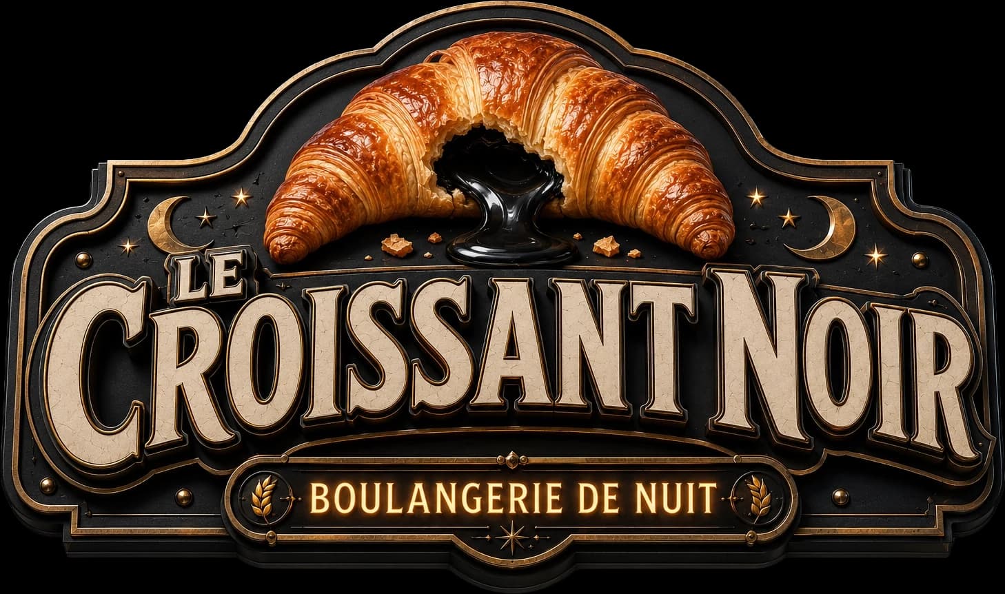 Logo de l’enseigne Le Croissant Noir