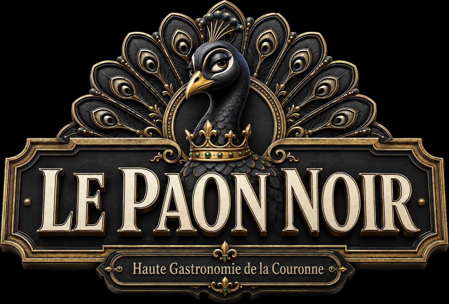 Logo de l’enseigne Le Paon Noir